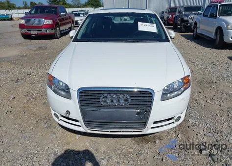 2007 Audi A4 2.0T из США, поврежденный, VIN WAUAF78EX7A203314